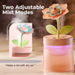 💐Humidificador de mesa em forma de flor com luz noturna💦