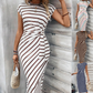 Acquis🥳2026 PROMOÇÃO ESPECIAL 50% DE DESCONTO! 🥳💞Mais de 50 mil unidades vendidas!🌸Vestido justo com nó para mulher – Estampado de leopardo, com nó que realça a barriga. Confortável e elegante para festas ou encontros à noite. Sinta-se deslumbrante. ✨🌹