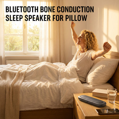 Alto-falante Bluetooth com condução óssea para travesseiro