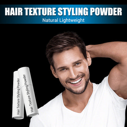 Pó modelador natural para cabelos com textura leve