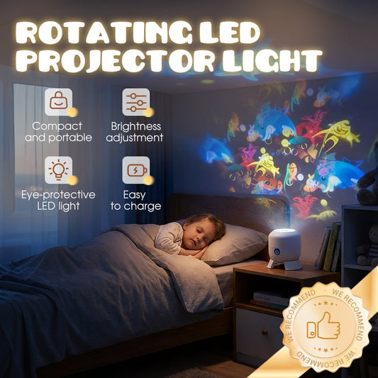 Over 50,000 units sold! Rotating LED projector with dynamic lighting effects