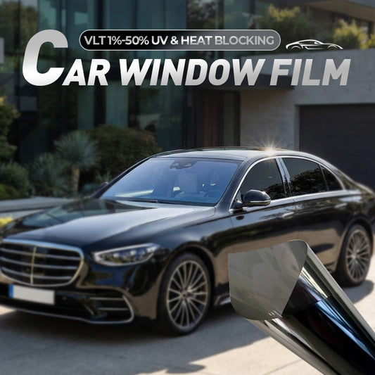 Película colorida para vidros de automóveis - Anti-UV e calor (VLT 1% a 50%)