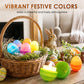 Ovos de Páscoa iluminados com velas LED