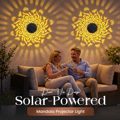 📢📢50% DE DESCONTO!! ⏰Projetor de mandalas com energia solar