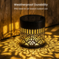 ☀️ Lâmpada solar Mandala para jardim e terraço – Lâmpada de chão e aplique de parede 2 em 1 – Decoração ornamental com efeito vintage – À prova de ferrugem e duradoura