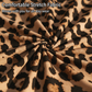 ⏳Oferta por tempo limitado⏰Mini vestido com estampa de leopardo e franzido – Tecido elástico suave, franzido que valoriza a barriga. Estampa chique, comprimento divertido. Perfeito para jantares ou festas. 🐆✨