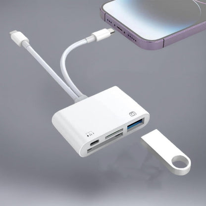Leitor de cartões de memória USB-C 3 em 1