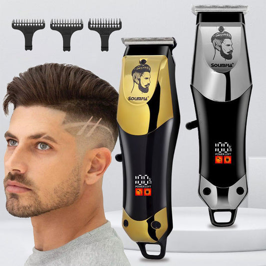Máquina de cortar cabelo elétrica multifuncional para homem