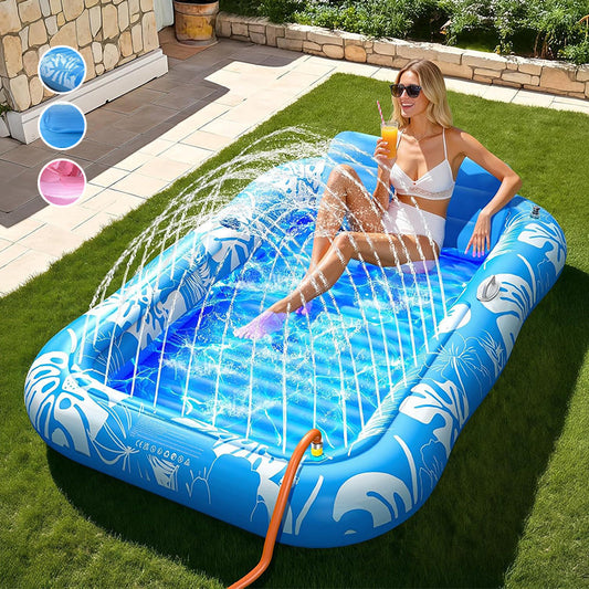⏳Oferta por tempo limitado -50 %💥Espreguiçadeira insuflável para piscina com almofada