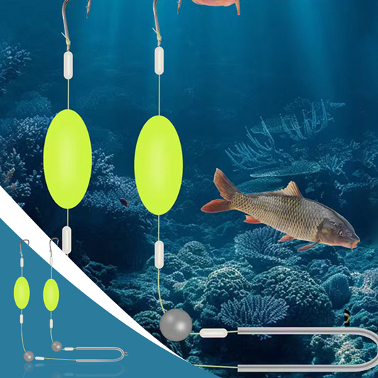 Montagem de pesca universal com bóia