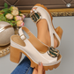 👡 50% DE DESCONTO! ✨ Sandálias elegantes com biqueira aberta e salto com fivelas – Elegantes, confortáveis e perfeitas para qualquer ocasião 🌸
