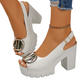 👡 50% DE DESCONTO! ✨ Sandálias elegantes com biqueira aberta e salto com fivelas – Elegantes, confortáveis e perfeitas para qualquer ocasião 🌸