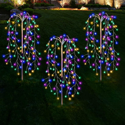 🎁Novidades de 2026 com 50% de desconto💥Luzes solares de jardim para decoração exterior – 100 LEDs, à prova de água IP55, instalação fácil 🌙