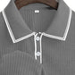 Camisa polo de verão descontraída com mangas curtas