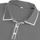 Camisa polo de verão descontraída com mangas curtas