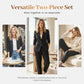 🥳2026 HOT SALE🥳💞50K+ SOLD!🎀💫 50% OFF! Women's Tapered Pants & Blazer Set – Open-front design, relaxed fit. Neutral colors pair with anything. Effortless elegance for any occasion. 🛡️🕊️
