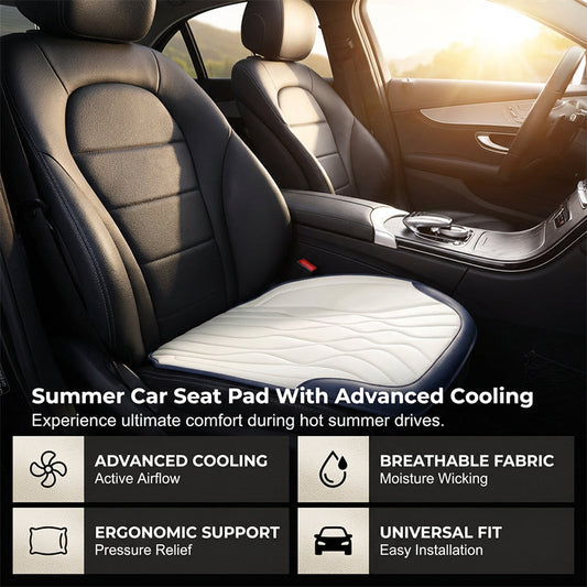 Almofada de verão para cadeira auto com sistema de refrigeração avançado