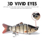 🎣 50% DE DESCONTO! 🐟 Isca artificial natatória biónica com vários segmentos – Movimento realista, design atraente e ideal para capturar peixes grandes 🌊