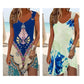 Women's Sleeveless V-Neck Asymmetrical Dress