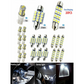 Conjunto de 20 luzes LED universais para o interior do seu carro | Controlo remoto RGB, instalação fácil