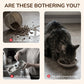Comedouro antiderrapante e elevado para animais de estimação com 3 tigelas