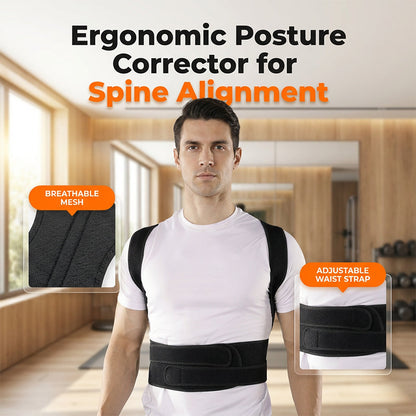 Ergonomic Posture Corrector For Spine Alignment
