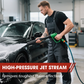 Multi-purpose High-Pressure Cleaning Jet Nozzle with Connectors