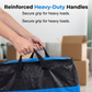 🦦 50% DE DESCONTO AGORA! 🧳 Saco dobrável para arrumação e mudanças – Resistente, de grande capacidade e perfeito para organizar e viajar ✈️