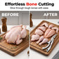 ✂️ Tesoura de cozinha multifuncional e resistente – Corta, recorta, esmaga – Uma única ferramenta para tudo! 🦴🔪