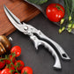 ✂️ Tesoura de cozinha multifuncional e resistente – Corta, recorta, esmaga – Uma única ferramenta para tudo! 🦴🔪