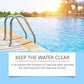 🏊‍♂️ Pastilhas de limpeza para piscinas para uma água cristalina – Deite, deixe dissolver e mergulhe! 🌊✨