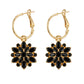 ⏳Desconto de 50% por tempo limitado⏰Brincos pendentes elegantes com flores pretas🖤❄️🌸
