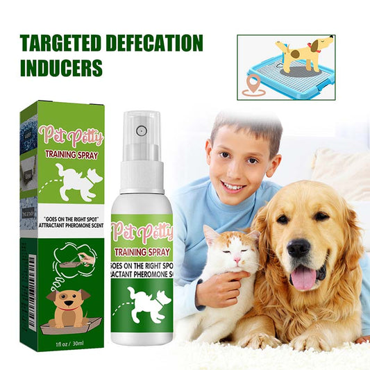 Spray indutor de defecação para animais de estimação