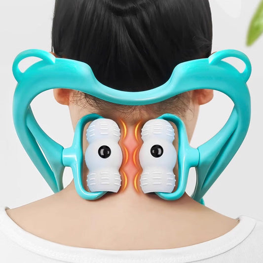 Clip para massajador manual da coluna cervical para alívio da dor