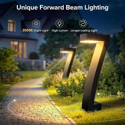 Luzes solares criativas e à prova de água para caminhos
