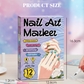 ✨ Canetas de nail art com duas pontas – Conjunto de canetas