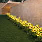 Luz solar de jardim à prova de água em forma de girassol