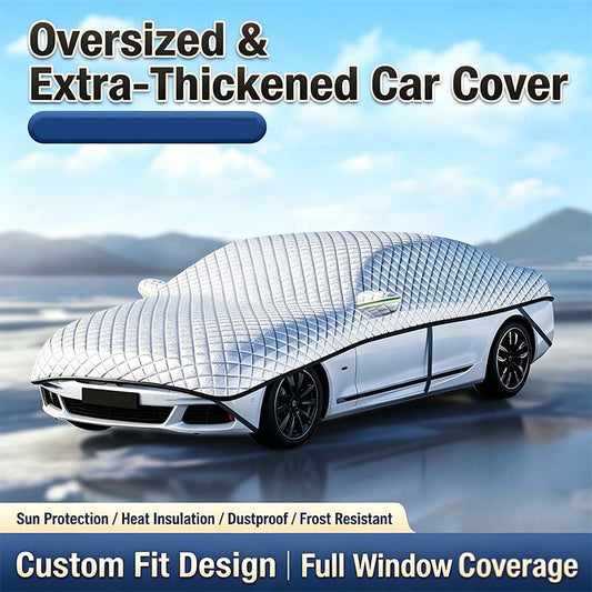 🏆 50% OFF FOR A LIMITED TIME! ❄️Car windshield snow cover – All-season, multi-layered. Covers the hood, windshield, and side windows. Sturdy straps—won’t slip! 🚙💨