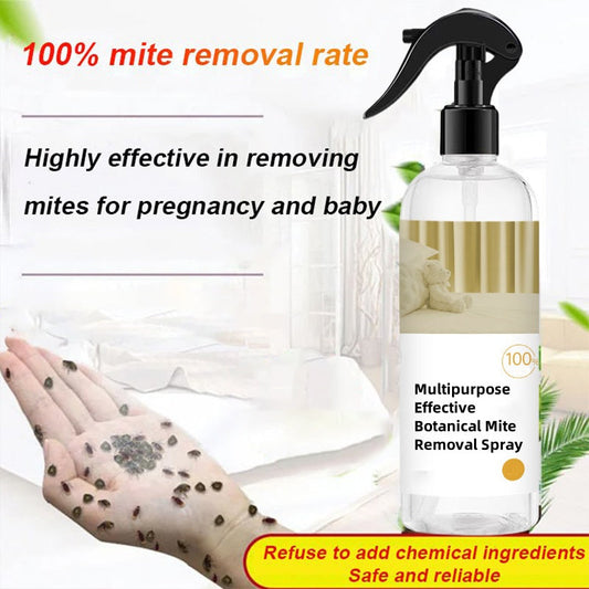 Spray botânico multifuncional e eficaz para a eliminação de ácaros