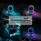 📱 Suporte RGB para telemóvel no carro ✅ Fixação automática e carregamento sem fios | Condução segura com uma só mão 🚗