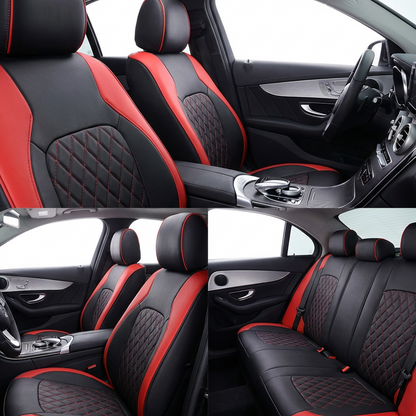 ⏳Time-Limited Special⏰9-Piece Universal Fit Leather Car Seat Cover Set-b