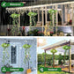 🌿40% DE DESCONTO!Luz solar suspensa em forma de relva – folhagem realista, luz branca quente, IP65 ✨