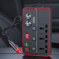 Carregador multifuncional para automóvel com tomadas de corrente alternada e USB