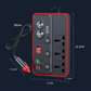 Carregador multifuncional para automóvel com tomadas de corrente alternada e USB