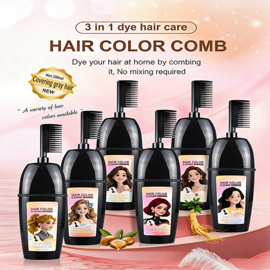 Pente para tintura de cabelo 3 em 1