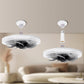 Luz com ventilador ajustável e silenciosa 2 em 1 com controlo remoto