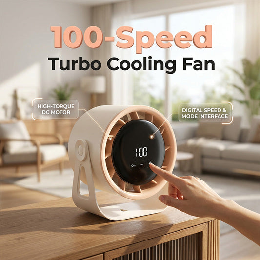 Ventilador suspenso de circulação de alta velocidade com 100 velocidades