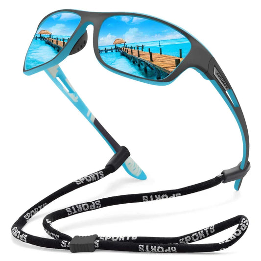 Óculos de sol para desportos ao ar livre para homem 2023 com lentes polarizadas antirreflexo
