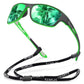 Óculos de sol para desportos ao ar livre para homem 2023 com lentes polarizadas antirreflexo