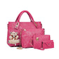 🔥Promoção quente de 2026: 49% de desconto✨Conjunto versátil de 4 peças de bolsas para mulher